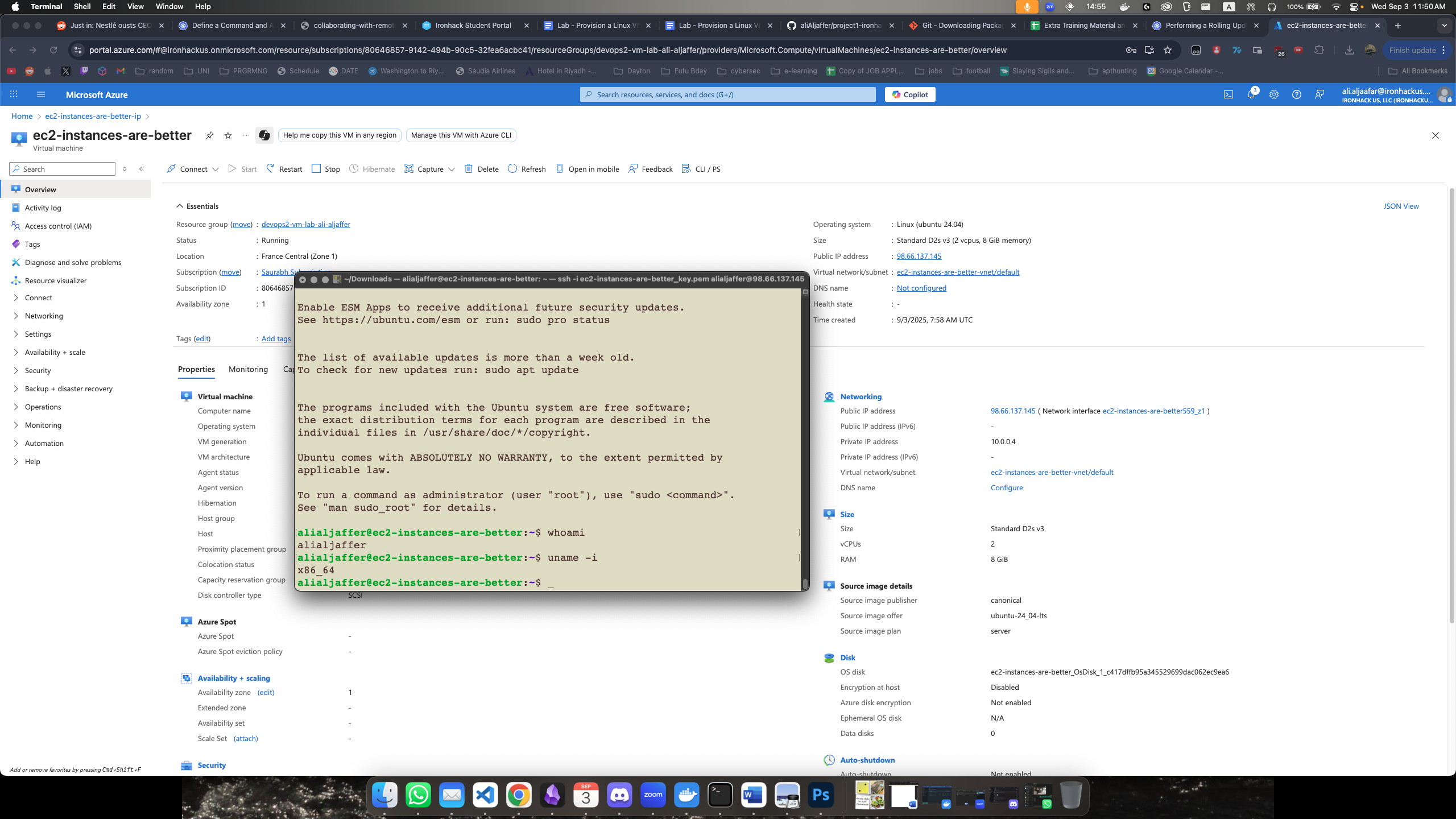Setup Linux Machine in Azure Cloud