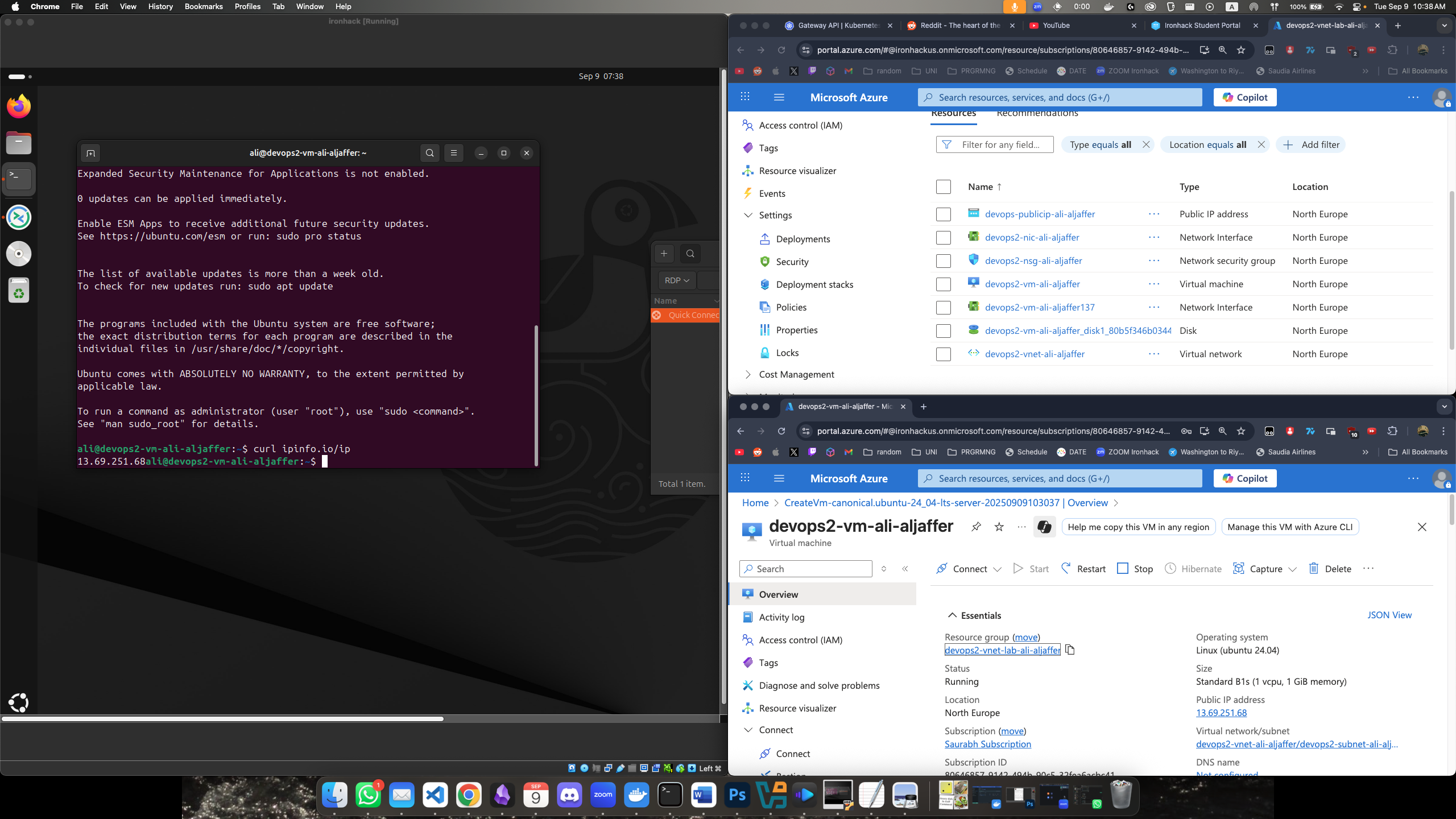 Provision VM with All Networking Components