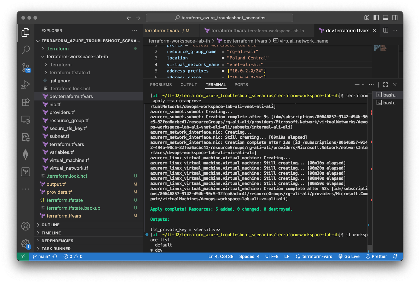 Terraform Workspaces